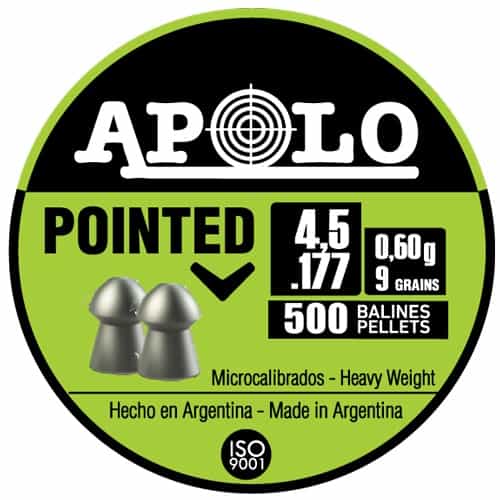 Hatsan Apolo 177 Pointed 9 Grain 500 Pack